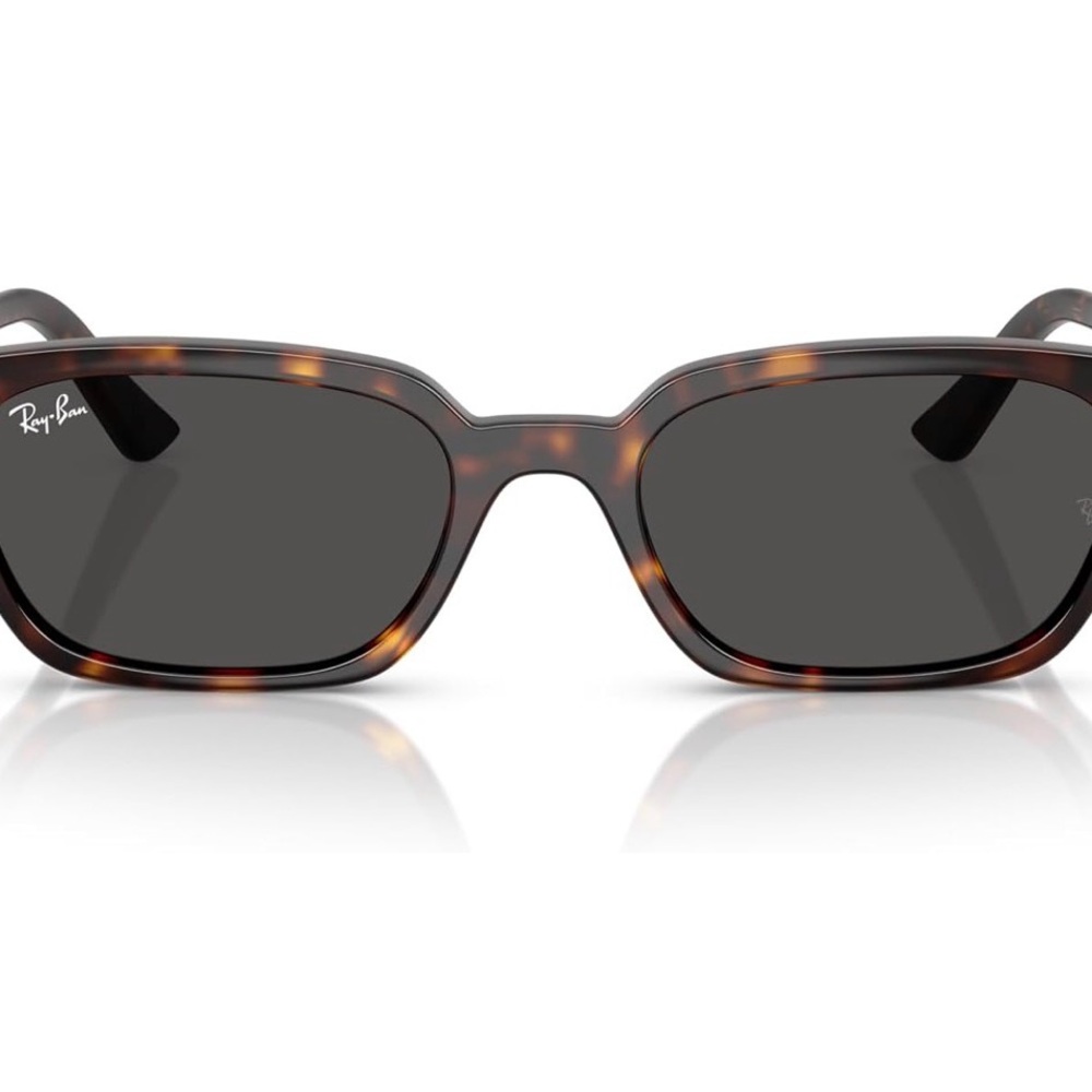 Ray-Ban Tortoise Shell Sunglasses unisex Zaya Low Bridge Fit Square